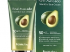 Солнцезащитный крем FarmStay с экстрактом авокадо SPF50+, 70 гр - Пудра корейская косметика