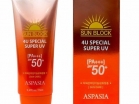    SPF 50+ PA+++/4U  Aspasia Special Super UV Sunblock, 70  -   