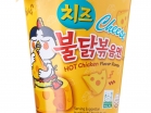 Лапша "Hot Chicken Flavor Ramen Cheese" острая со вкусом курицы с сыром стакан 70гр,  - Пудра корейская косметика