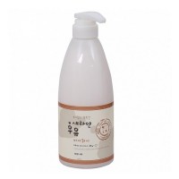 Гель для душа молочный Welcos Kwailnara Body Cleanser 740 мл. - Пудра корейская косметика