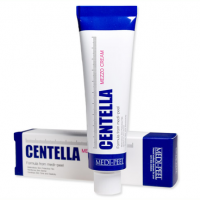 Успокаивающий крем с экстрактом центеллы для чувствительной кожи Medi-Peel Centella Mezzo Cream - Пудра корейская косметика
