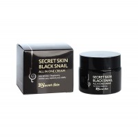 Многофункциональный крем c экстрактом черной улитки Secret Skin Black Snail All In One Cream 50мл - Пудра корейская косметика