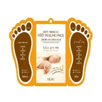 Пилинг-носочки интенсивные/большие Mijin Soft Miracle Foot Peeling Pack 30гр - Пудра корейская косметика