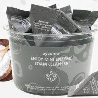 Энзимная пенка для умывания Ayoume Enjoy Mini Enzyme Foam Cleanser в пирамидке - Пудра корейская косметика