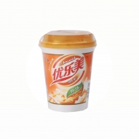 Напиток с желе-тапиока с кусочками и карамельным вкусом U.Loveit 300мл - Пудра корейская косметика
