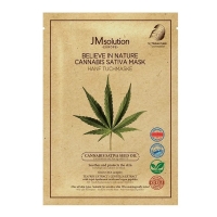  Маска для лица с маслом конопли (веган) JMsolution Europe Believe In Nature Cannabis Sativa Seed Oil Mask - Пудра корейская косметика