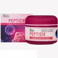 Омолаживающий крем для лица с пептидами Ekel Ampoule Intensive Cream Peptide 100гр - Пудра корейская косметика