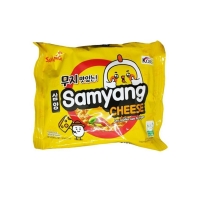 Рамен быстрого приготовления со вкусом сыра не острая Cheese Samyang, пачка 120 г - Пудра корейская косметика