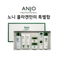 Набор для ухода за кожей с экстрактом нони и коллагеном ANJO PROFESSIONAL NONI COLLAGEN SKIN CARE 6 SET - Пудра корейская косметика
