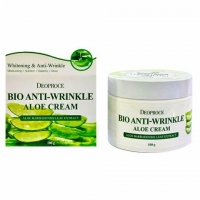 Крем для лица с экстрактом алоэ вера Deoproce Bio Anti-Wrinkle Aloe Cream 100 гр - Пудра корейская косметика