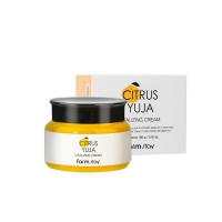 Витаминный крем для лица Farm Stay Citrus Yuja Vitalizing Cream 100 гр - Пудра корейская косметика