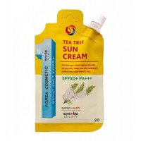Крем для лица солнцезащитный Eyenlip Tea Tree Sun Cream Spf50+/pa +++ - Пудра корейская косметика