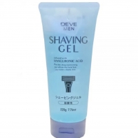 Гель для бритья с гиалуроновой кислотой Deve Shaving Gel 220 гр - Пудра корейская косметика