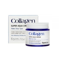 Суперувлажняющий крем с коллагеном FarmStay Collagen Super Aqua Cream - Пудра корейская косметика