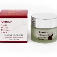 Увлажняющий лифтинг крем с муцином улитки FarmStay Snail Mucus Moisture Cream 50гр - Пудра корейская косметика