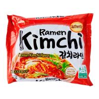 Рамен быстрого приготовления со вкусом кимчи не острый Samyang Korean Kimchi Flavor 120гр - Пудра корейская косметика