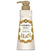 Гель для душа с ароматом белого мускуса в большом объеме 900мл Mukunghwa White Musk Perfume Shower Body Soap 900мл - Пудра корейская косметика
