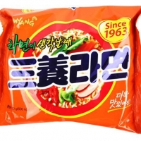 Рамен быстрого приготовления пряный со вкусом говядины и овощей неострый Samyang Cup Ramen NoodleSoup 120гр - Пудра корейская косметика