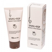 Крем для лица с экстрактом улитки Secret Skin Snail Perfect Face Cream 50гр - Пудра корейская косметика